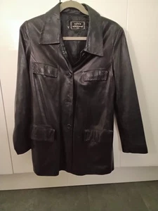 Leather Blazer Like New ,Made By Sylvie Schimmel. - Picture 1 of 3