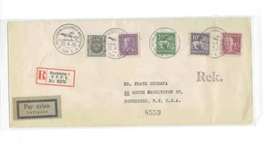 Suecia AAMG 30 Mayo 1929 Vuelo Nocturno Estocolmo a Anmsterdam Registrado a EE. UU. - Imagen 1 de 2