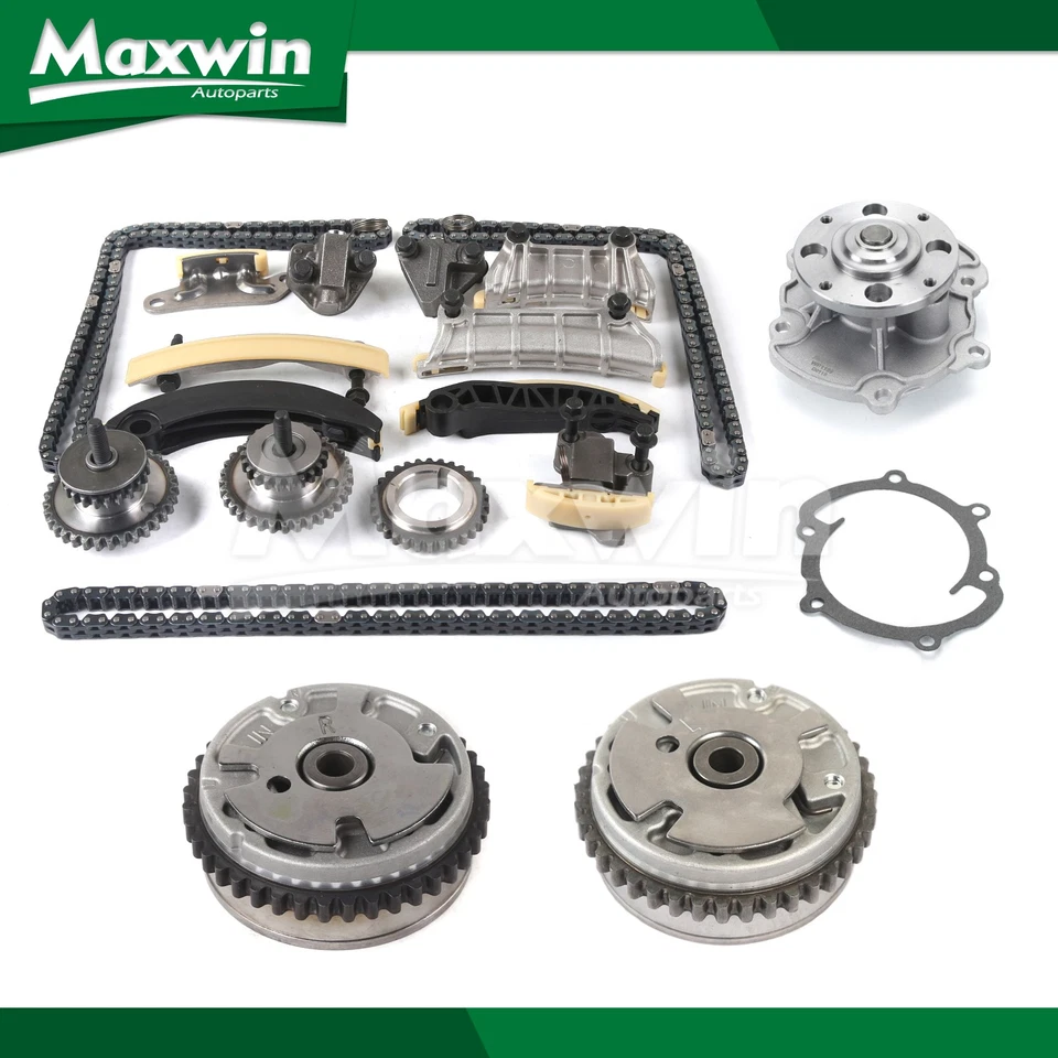 Timing Chain Kit Sprocket Water Pump Fit Buick Chevy Equinox GMC Terrain 3.6L - Image 1 of 4