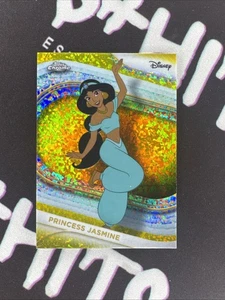 2025 Topps Chrome Disney Yellow Mini-Diamond Refractor #185 Princess Jasmine - Picture 1 of 2