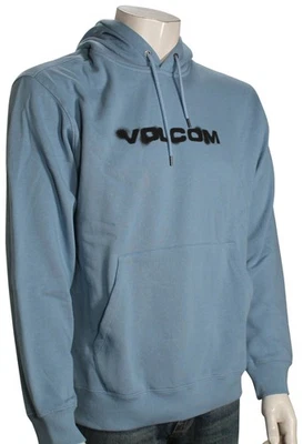 Volcom Stone Explorer Pullover Hoody - Blue Rinse - New - Image 1 of 2