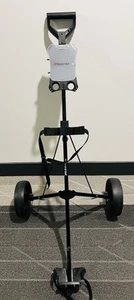 JEF World Of Golf | Deluxe Steel 2 Wheel Golf Push / Pull Cart - Picture 1 of 10