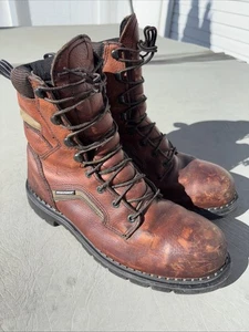 Redwing Herren Stiefel Größe 10 1/2 Braun Dyna Force Stahlkappe USA #2238 - Bild 1 von 8