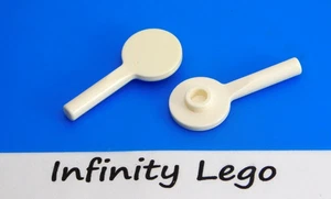 12 LEGO White Minifigure Utensil Signal Paddle with Handle (3900) - 12 Pieces - Picture 1 of 1