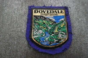 Dovedale Derbyshire Woven Cloth Patch Badge (L9S) - Picture 1 of 2