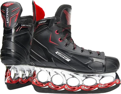 t blade Schlittschuhe Graf Ultra G875 Crome Edition Ultraleicht mit t-blade Kufe