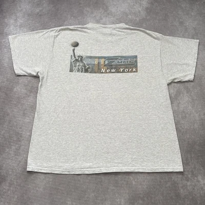 Camisa De Colección ESPN Zone New York Para Hombre Extra Grande Gris Gráfico Hecha en EE. UU. 00s Foto 1 de 4