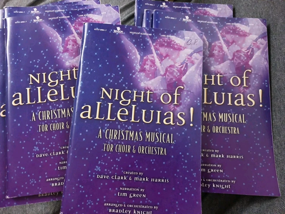 Christmas Choir Contata "Night Of ALLELUIAS!" - 20 Books Musical Narration W/CD - Image 1 of 4