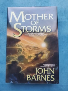 John Barnes Mother Of Storms 1st/1st Signed NF/F HCDJ - Imagen 1 de 8
