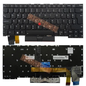 Słoweńska podświetlana klawiatura z trackpoint do Lenovo Thinkpad X13 Yoga Gen1 - Zdjęcie 1 z 5