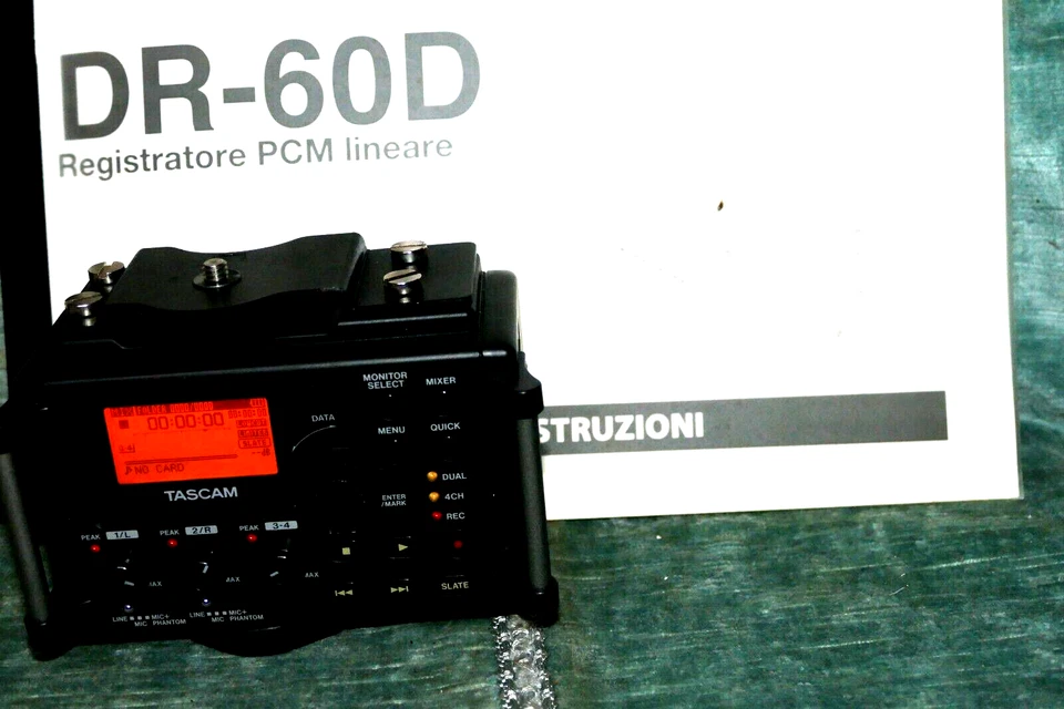 Tascam DR-60D registratore portatile PCM Lineare - Immagine 1 di 4