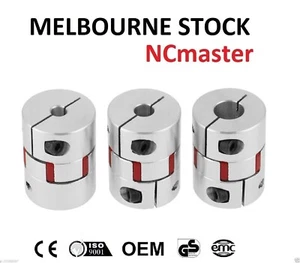 6.5mm 8mm 10mm 12mm 14mm - D30 L42mm Flexible Shaft Stepper Motor Coupler CNC - Picture 1 of 3