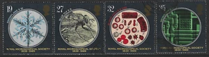 1989 Sg 1453/1456 150th Anniversary of Royal Microscopical Society Fine Used - Picture 1 of 2