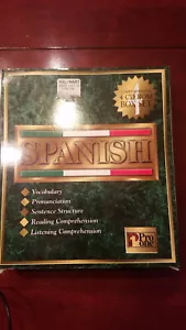 Pro One Spanish 4 CD Rom Box Set Comprehensive Language - Picture 1 of 1
