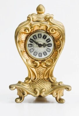 antike Tischuhr ,Kaminuhr, Mercedes, Gebrüder Hauser Weigheim - Bild 1 von 4