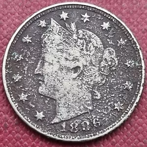1886 Liberty Head Nickel 5c Better Grade VF - XF Details #60572 - Picture 1 of 2