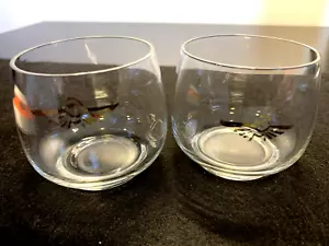 2 BICCHIERI PICCOLI BAR/COCKTAIL VINTAGE AEROFLOT COMPAGNIE AEREE RUSSE - Foto 1 di 3