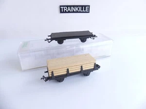 PMP 2 WAGONS PLAT A ESSIEUX - Picture 1 of 6