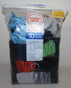 Wonder Nation 8 Boxer Briefs Boys Size L (10-12) 2 missing from package. - Picture 1 of 3