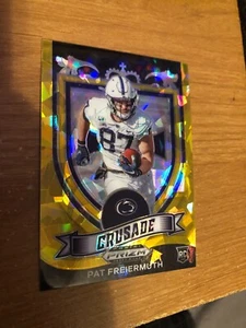 2021 Panini Prizm Draft Picks Crusade Gold Pat Freiermuth RC Penn State Steelers - Picture 1 of 1