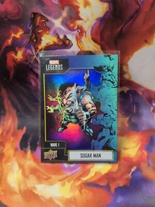 HoloFoil 2021 Upper Deck Marvel Legends m Wave 1 Sugar Man #9 exclusivo de GameStop - Imagen 1 de 2
