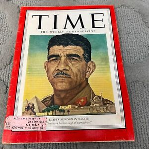 Time The Weekly News Magazine Egypt's Strongman Naguib Vol LX No 10 Sept 8 1952