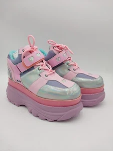 Sugar Thrillz Fairywalker Chunky Platform Rave Shoes Sneakers Size 10 - Picture 1 of 12