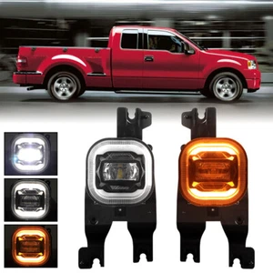Pair Projector LED Fog Lights Signal For Ford F-250/350/450 SUPER DUTY 2008-2010 - Picture 1 of 12