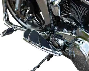 Harley Davidson, Kuryakyn 5792 Phantom Motorcycle Driver Floorboards 83-20 - Picture 1 of 5