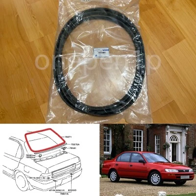 后挡风玻璃成型风向条密封边适用于丰田卡罗拉 AE101 EE100 — 第 1/3 张图片