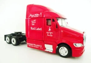 PETERBILT TRUCK 387 SLEEPER CAB 1/43 JOHNNIE WALKER RED CUSTOM GRAPHICS - Bild 1 von 5