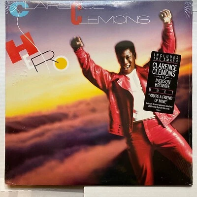 Clarence Clemons ~ Hero New & Still Factory Sealed Vinyl Record Hype Sticker - Image 1 of 2