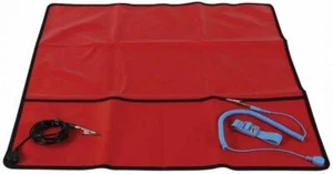 ESD Service Kit - 24" x 26" Anti-Static Mat with Ground Cord, Adjustable Strap - Picture 1 of 2
