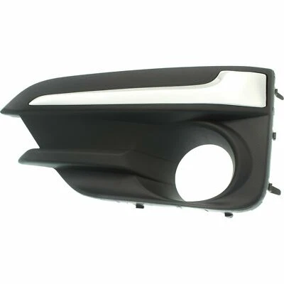 para 2017 2019 Subaru Impreza Driver Left LH moldura de lâmpada de neblina com moldura cromada - Imagem 1 de 2