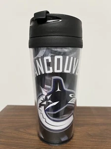 NEW VANCOUVER CANUCKS 16 OZ TRAVEL MUG NHL - Picture 1 of 3