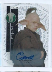 2015 Star Wars High Tek autograph Michaela Cottrell 56/75 Tidal Diffractor - Picture 1 of 1