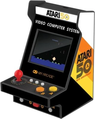 My Arcade Atari Nano Player Pro: Mini Arcade Machine with 75 Video Games, 4.8"
