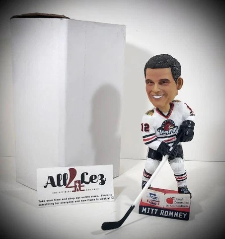 2012-2013 ROCKFORD ICEHOGS MITT ROMNEY SGA BOBBLEHEAD POLITICAL ~ NIB Cover