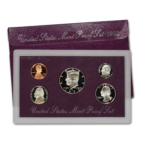 1992 US Mint Proof Set in OGP Cover