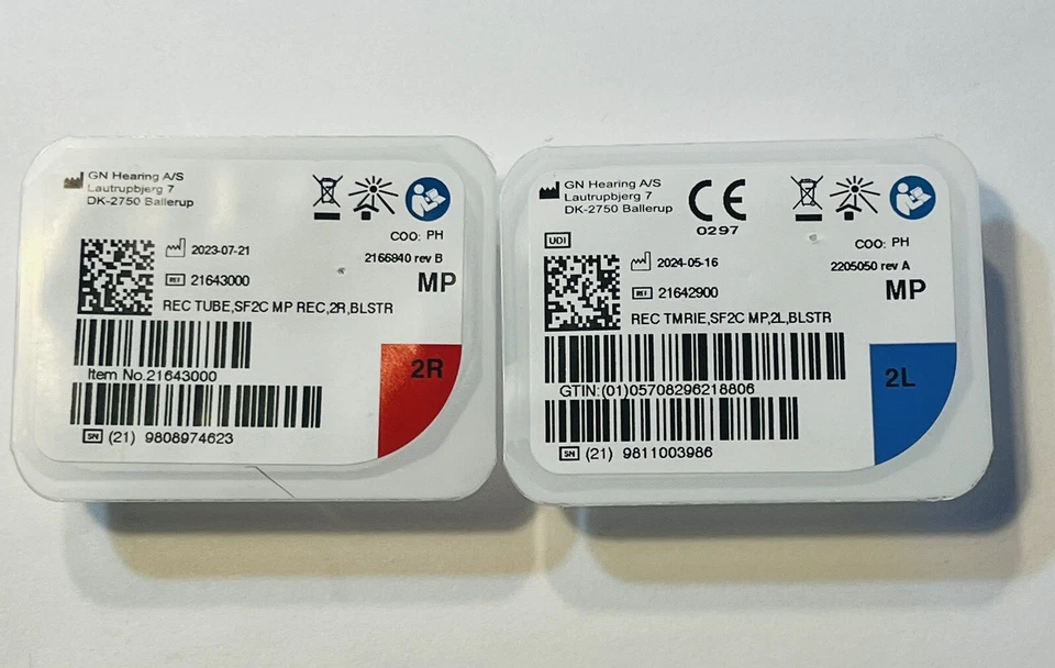 Receptores Resound Surefit 2 MP 2L/2R... 3 pines... izquierda y derecha... Nuevo Foto 1 de 2