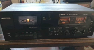 Cassettiera Vintage Audio Philips N2535 Alta Fedeltà Argento 4 Pezzi/Riparazione - Foto 1 di 7