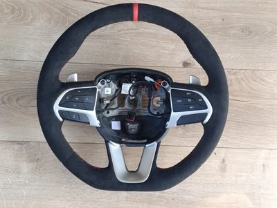 Volante Dodge Challenger Charger 2015-2019 gamuza plana Alcantara Foto 1 de 4