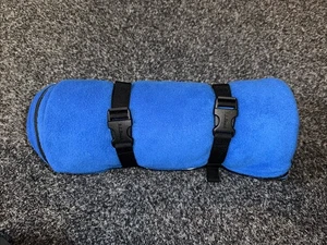 L.L.Bean Fleece Schlafsack royalblau Reißverschluss Rollup Outdoor Camp 32W x 72L - Bild 1 von 5