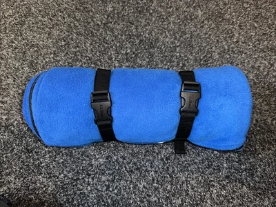 Saco de dormir L.L.Bean lã azul royal com zíper enrolável acampamento ao ar livre 32W x 72L - Imagem 1 de 4