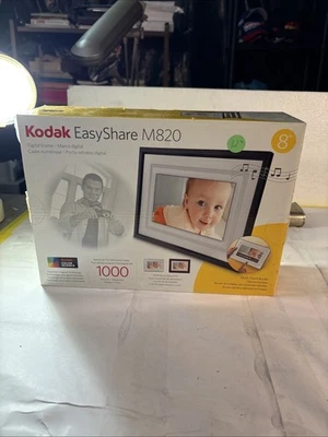 Kodak M820 Digital Frame-8” Wide 800 x 480 Pixel Screen-Store Up To 1,000 Images - Image 1 of 2