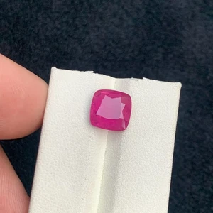 Natürlicher Rubellit Turmalin rötlich rosa Kissenschliff loser Edelstein - 3,65 ct - Bild 1 von 7