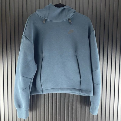 Nike Sportswear Tech Fleece Size Medium Womens Armory Navy Oversized Hoodie - Image 1 of 4