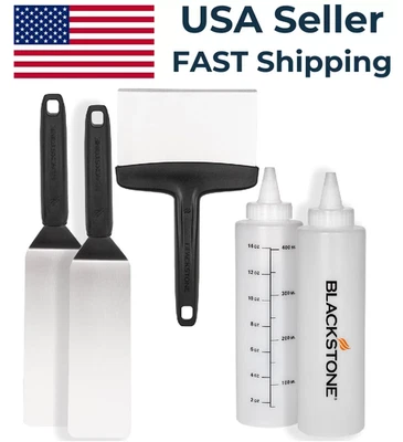 Kit de ferramentas Blackstone acessório grau profissional chapa (5 peças) garrafa de 16 oz - Imagem 1 de 4