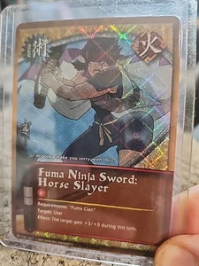 Naruto 2002 Masashi Kishimoto Fuma Ninja Sword: Horse Slayer #202 Prismatic Foil - Picture 1 of 3