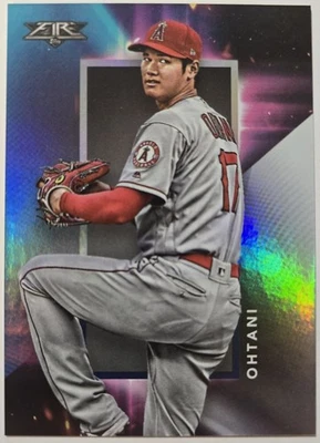 2019 #ef-9 Shohei Ohtani Topps Fire Angels Baseball - Image 1 of 2